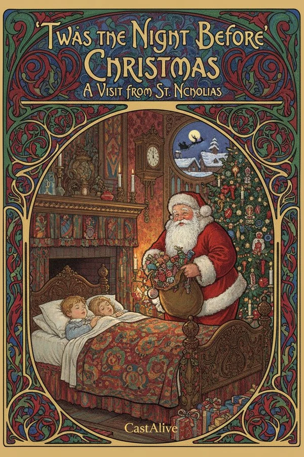 Cover of Twas the Night before Christmas: A Visit from St. Nicholas