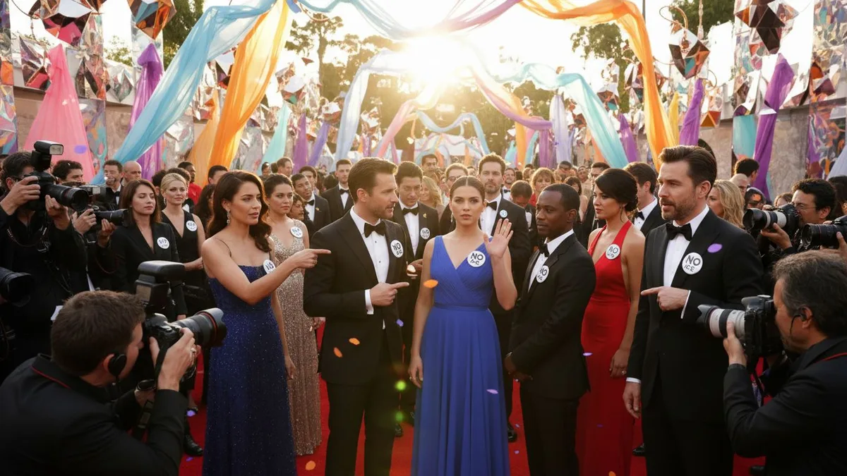 Celebrities wear pins protesting ICE at the Golden Globes - NPR