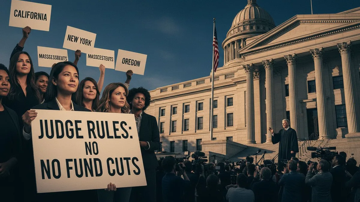 Trump can't withhold funds from 5 Democratic states yet, judge says