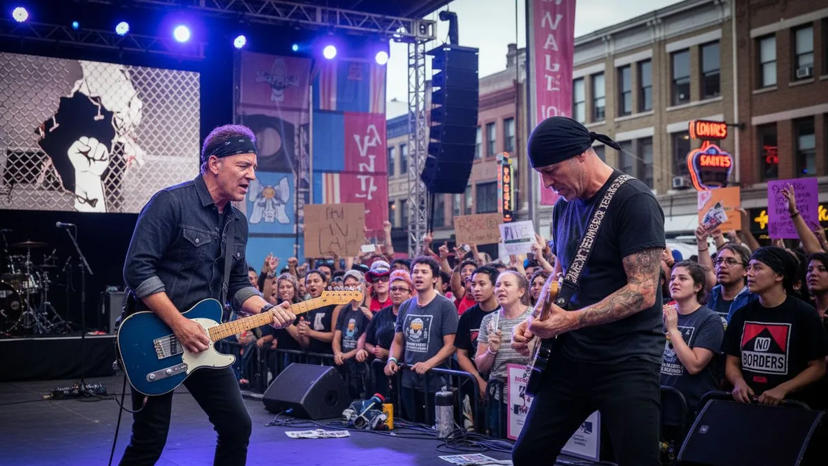 Bruce Springsteen, Tom Morello Rock Against ICE: On the Scene in Minneapolis - Rolling Stone