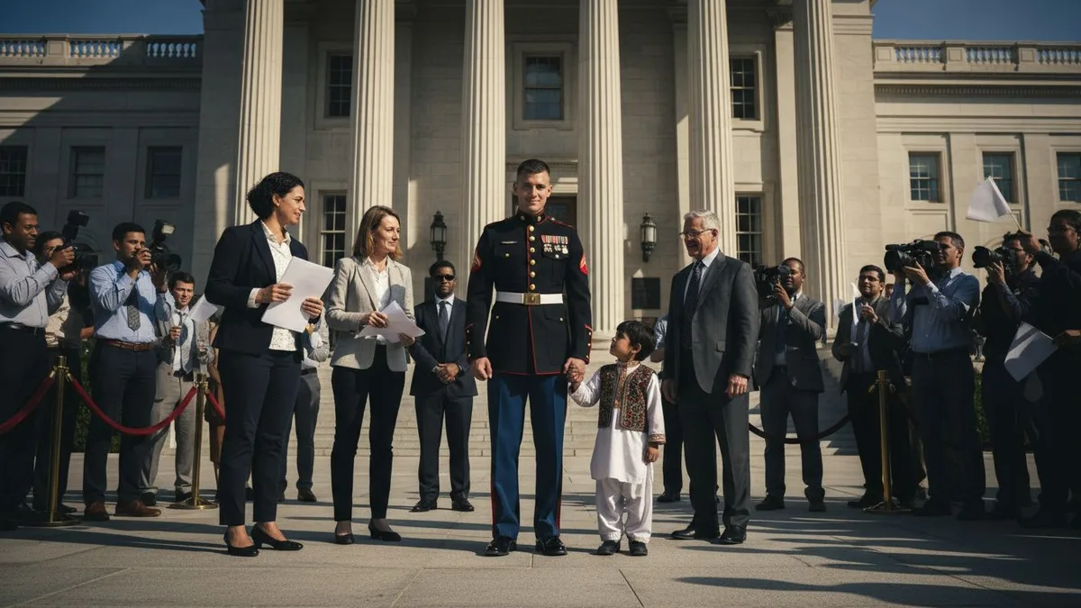 Court rules US Marine's adoption of an Afghan war orphan will stand