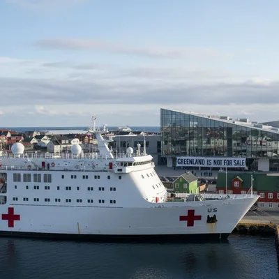 Trump wants to deploy a hospital ship to Greenland alleging people aren't receiving care
