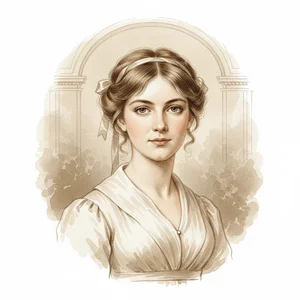 Portrait of Amelia Sedley Osborne