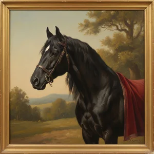 Portrait of Black Beauty