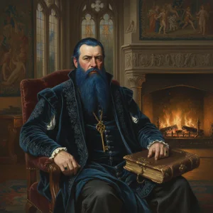 Portrait of Blue Beard