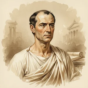 Portrait of Marcus Tullius Cicero from De Officiis