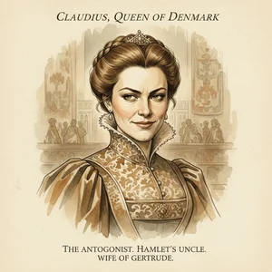 Portrait of Claudius, King of Denmark