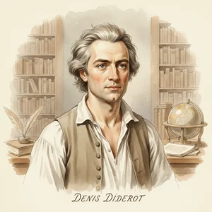 Portrait of Denis Diderot