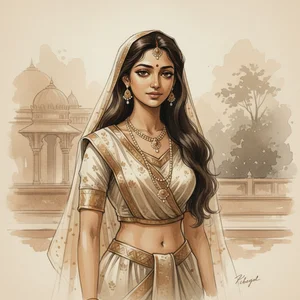 Portrait of Draupadi