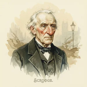 Portrait of Ebenezer Scrooge