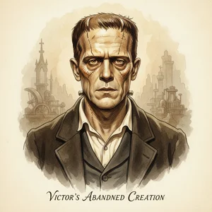 Portrait of Frankenstein's Creature