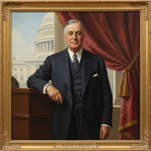 Portrait of Franklin D. Roosevelt