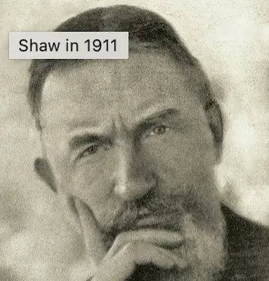 Portrait of George Bernard Shaw