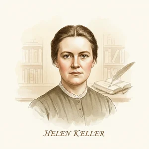 Portrait of Helen Keller