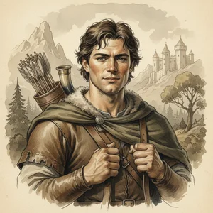 Portrait of Horny-Handed Huntsman