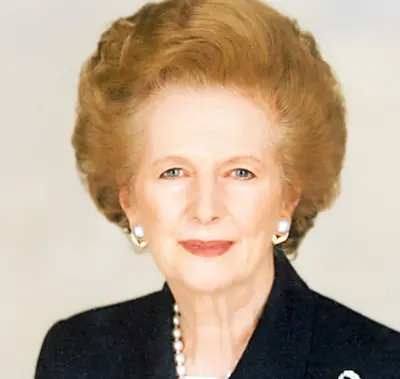 Portrait of Margaret Thatcher