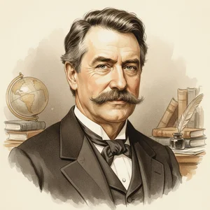 Portrait of Mark Twain