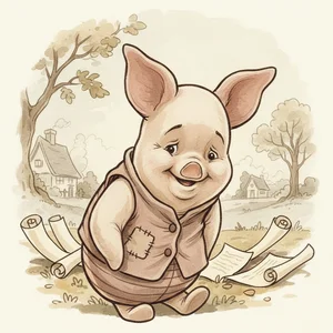 Portrait of Piglet
