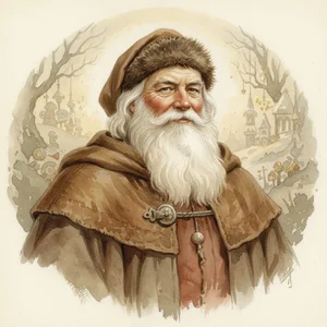 Portrait of Santa Claus
