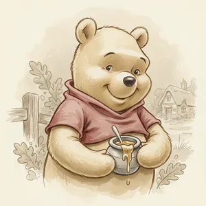 Portrait of Winnie-the-Pooh
