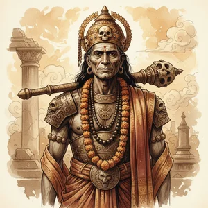 Portrait of Yama, Lord of Death