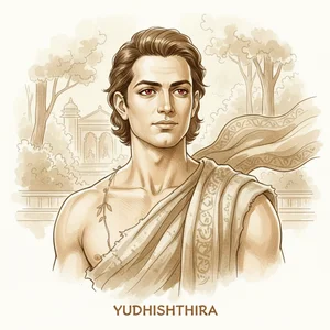 Portrait of Yudhishthira